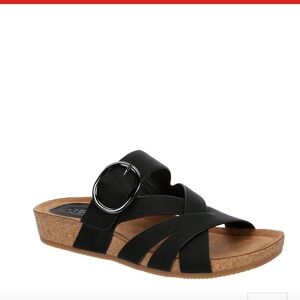 Black euro soft Women's Sandals